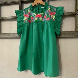 Jodifl “In The Garden” Blouse | Size L